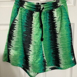 Adidas green shorts